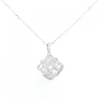 K18WG ダイヤモンド ネックレス 0.40CT