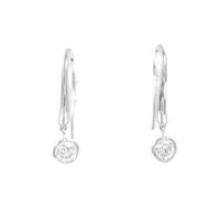 K18WG ダイヤモンド ピアス 0.30CT