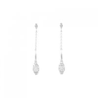 K18WG ダイヤモンド ピアス 0.35CT