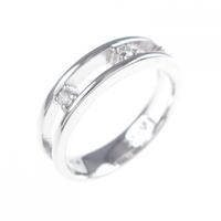 K18WG ダイヤモンド リング 0.06CT