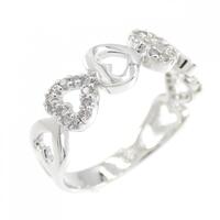 K18WG ダイヤモンド リング 0.24CT