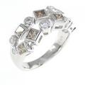K18WG ダイヤモンド リング 1.00CT