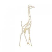 K18YG キリン ダイヤモンド ブローチ 0.71CT