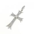 K18YG クロス ダイヤモンド ペンダント 0.30CT