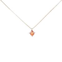 K18YG サファイヤ ネックレス 拡散処理未検査