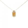 K18YG シトリン ネックレス 1.08CT
