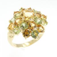 K18YG シトリン リング