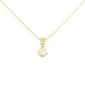 K18YG ダイヤモンド ネックレス 0.26CT
