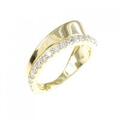 K18YG ダイヤモンド ピンキーリング 0.20CT