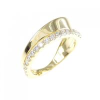 K18YG ダイヤモンド ピンキーリング 0.20CT