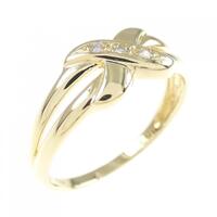 K18YG ダイヤモンド リング 0.02CT