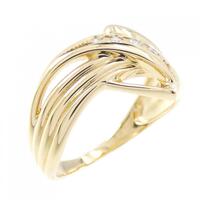 K18YG ダイヤモンド リング 0.05CT