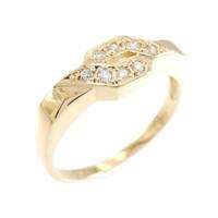 K18YG ダイヤモンド リング 0.08CT