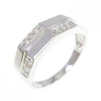 K18WG ダイヤモンド リング 0.10CT