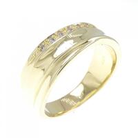 K18YG ダイヤモンド リング 0.10CT