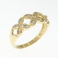 K18YG ダイヤモンド リング 0.15CT