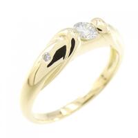 K18YG ダイヤモンド リング 0.18CT