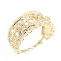 K18YG ダイヤモンド リング 0.20CT