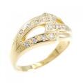 K18YG ダイヤモンド リング 0.21CT