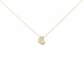 K18YG ハート ダイヤモンド ネックレス 0.13CT