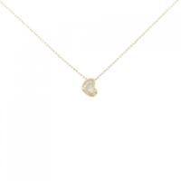 K18YG ハート ダイヤモンド ネックレス 0.13CT
