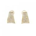 K18YG パヴェ ダイヤモンド ピアス 1.36CT