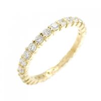 K18YG フルエタニティ ダイヤモンド リング 0.78CT