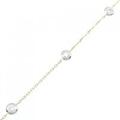 K18YG/PT ダイヤモンド ブレスレット 0.547CT