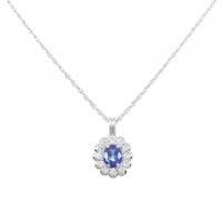 PT サファイヤ ネックレス 0.75CT