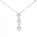 PT スリーストーン ダイヤモンド ネックレス 0.50CT