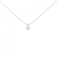 PT ソリティア ダイヤモンド ネックレス 0.30CT