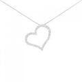 PT ハート ダイヤモンド ネックレス 1.02CT