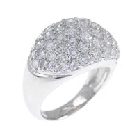PT パヴェ ダイヤモンド リング 3.00CT