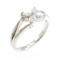 PT フラワー ダイヤモンド リング 0.28CT
