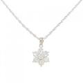 PT/PM フラワー ダイヤモンド ネックレス 1.00CT