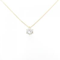 【リメイク】K18YG ダイヤモンド ネックレス 0.419CT I I1 GOOD