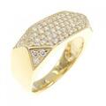 【リメイク】K18YG パヴェ ダイヤモンド リング 0.72CT