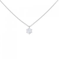 【リメイク】プラチナダイヤモンドネックレス 0.326CT D VS1 3EXT