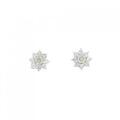 【新品】K18WG ダイヤモンド ピアス 0.20CT
