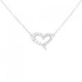 アーカー ハート ダイヤモンド ネックレス 0.18CT
