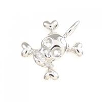 クリスチャンディオール スカル ダイヤモンド ペンダント