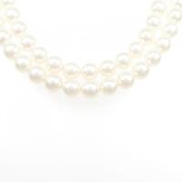 シルバークラスプ アコヤパール ネックレス 7?7.5mm