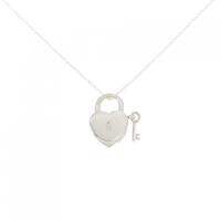 ティファニー 925 ハート×キー ネックレス