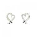 ティファニー ラビングハート ミニ ピアス