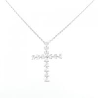 ハリーウィンストン ハートシェイプクロス ネックレス