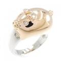 ポンテヴェキオ ピッグ ダイヤモンドリング 0.02CT