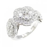 ポンテヴェキオ フラワー ダイヤモンドリング 1.75CT
