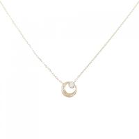 ポンテヴェキオ ムーン ダイヤモンド ネックレス 0.02CT