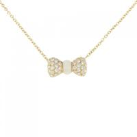 ヴァンクリーフ&アーペル リボン サンゴ ダイヤモンド ネックレス