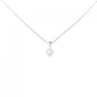 PT ソリティア ダイヤモンド ネックレス 0.30CT